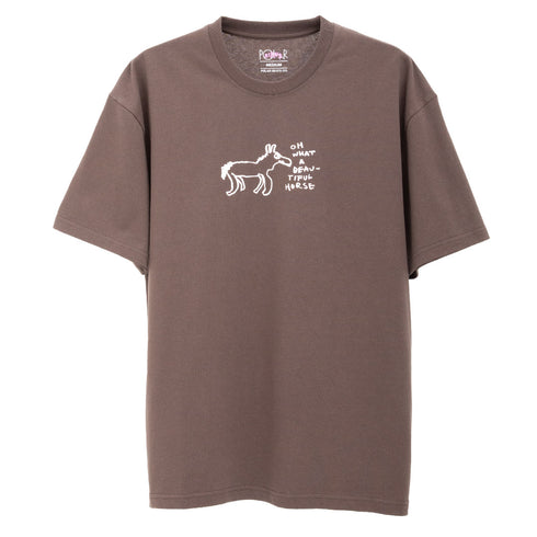 Polar Skate Co. Beautiful Horses Tee Chocolate POLTEE-BHORSES Degli Uberti